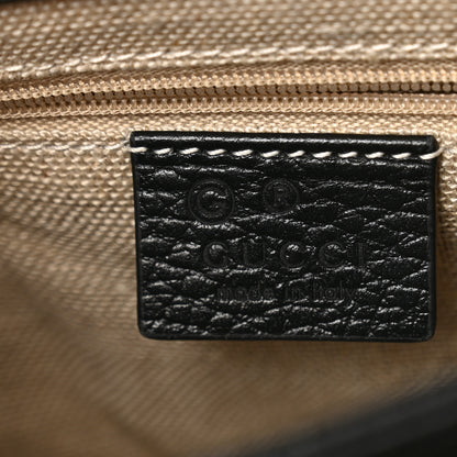 Gucci Dollar Calfskin Interlocking G Crossbody Bag Black 7 of 15