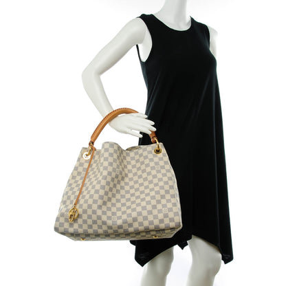Louis Vuitton Damier Azur Artsy MM 2 of 9