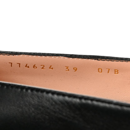 Gucci Malaga Kid Horsebit 75mm Pumps 39 Black 9 of 10