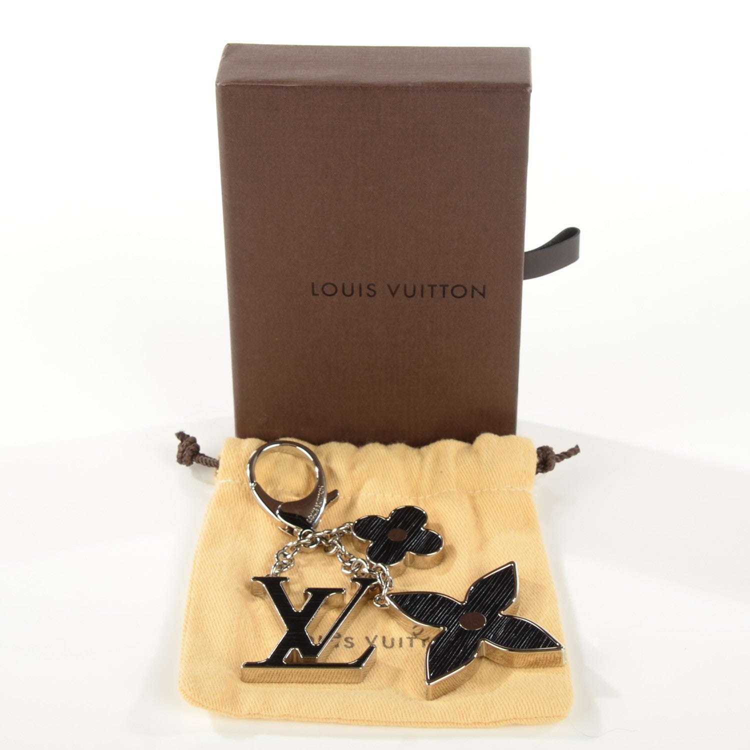 Louis Vuitton Electric Epi Fleur d'Epi Bag Charm Black 4 of 6