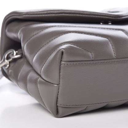 Saint Laurent Calfskin Y Quilted Monogram Toy Loulou Crossbody Bag Earth 8 of 10