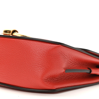 Salvatore Ferragamo Calfskin Small Margot Crossbody Paprika 9 of 11