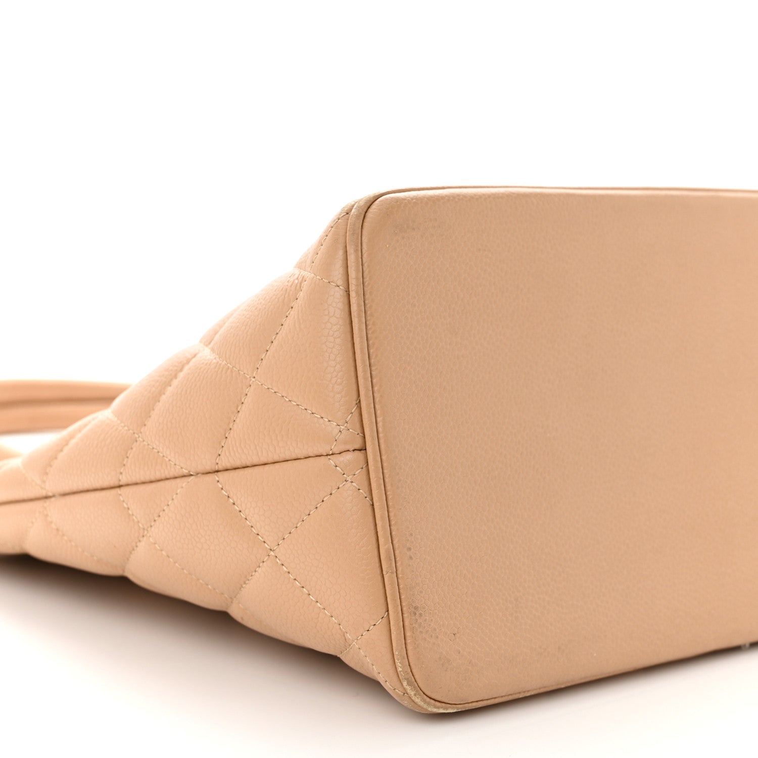 Chanel Caviar Quilted Medallion Tote Beige 8 of 11