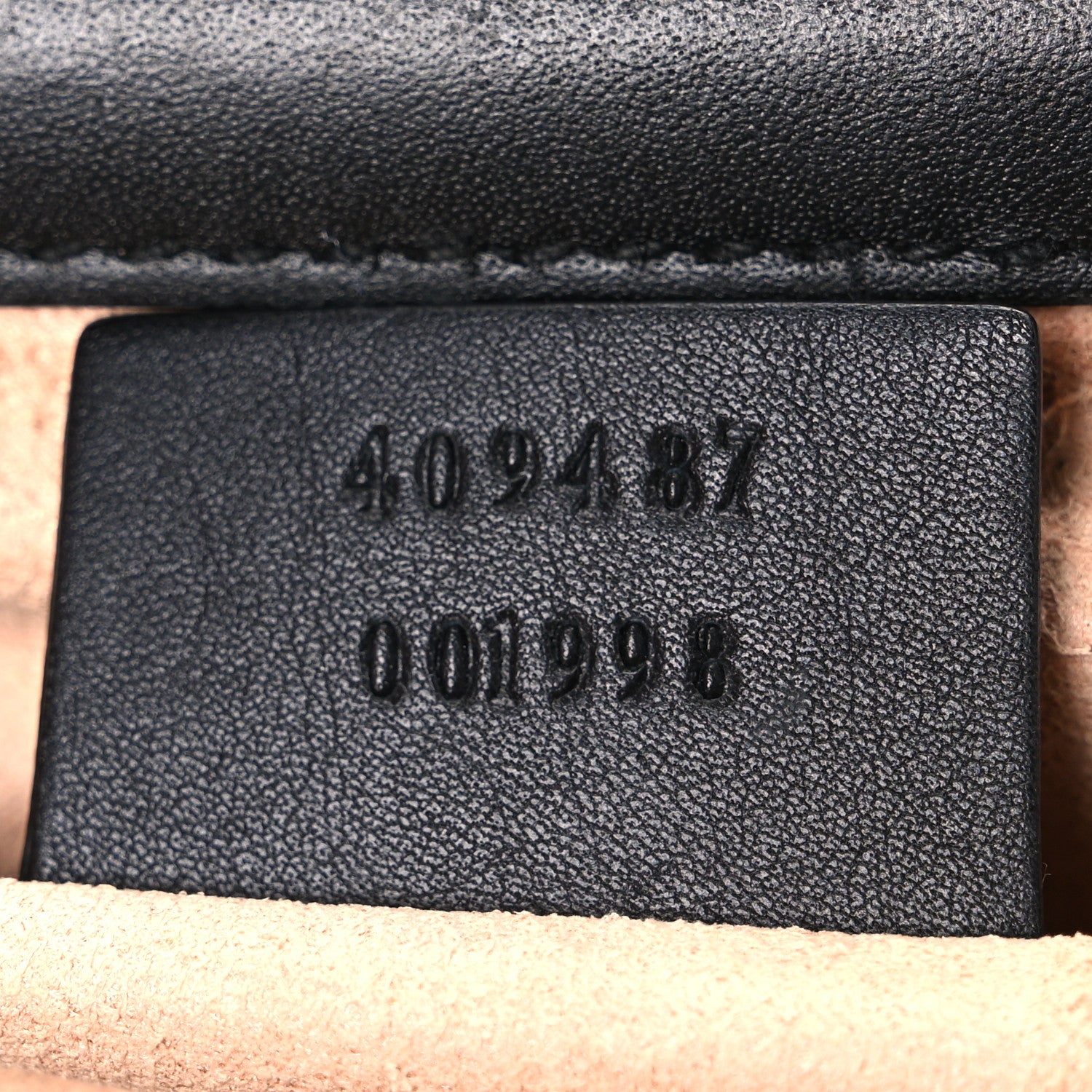 Gucci GG Supreme Monogram Bees Small Padlock Shoulder Bag Black 7 of 11