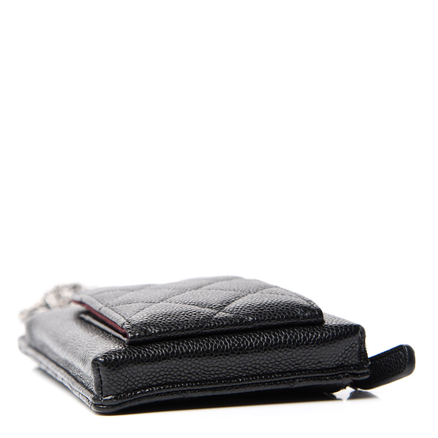 Chanel Caviar Quilted Zip Phone Case Black 4 of 6