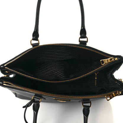 Prada Saffiano Large Galleria Double Zip Tote Black 5 of 11