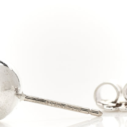 Tiffany Sterling Silver 8mm HardWear Ball Earrings 4 of 4