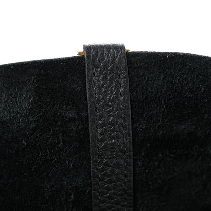 Hermes Taurillon Clemence Picotin Lock 22 MM Black 7 of 14