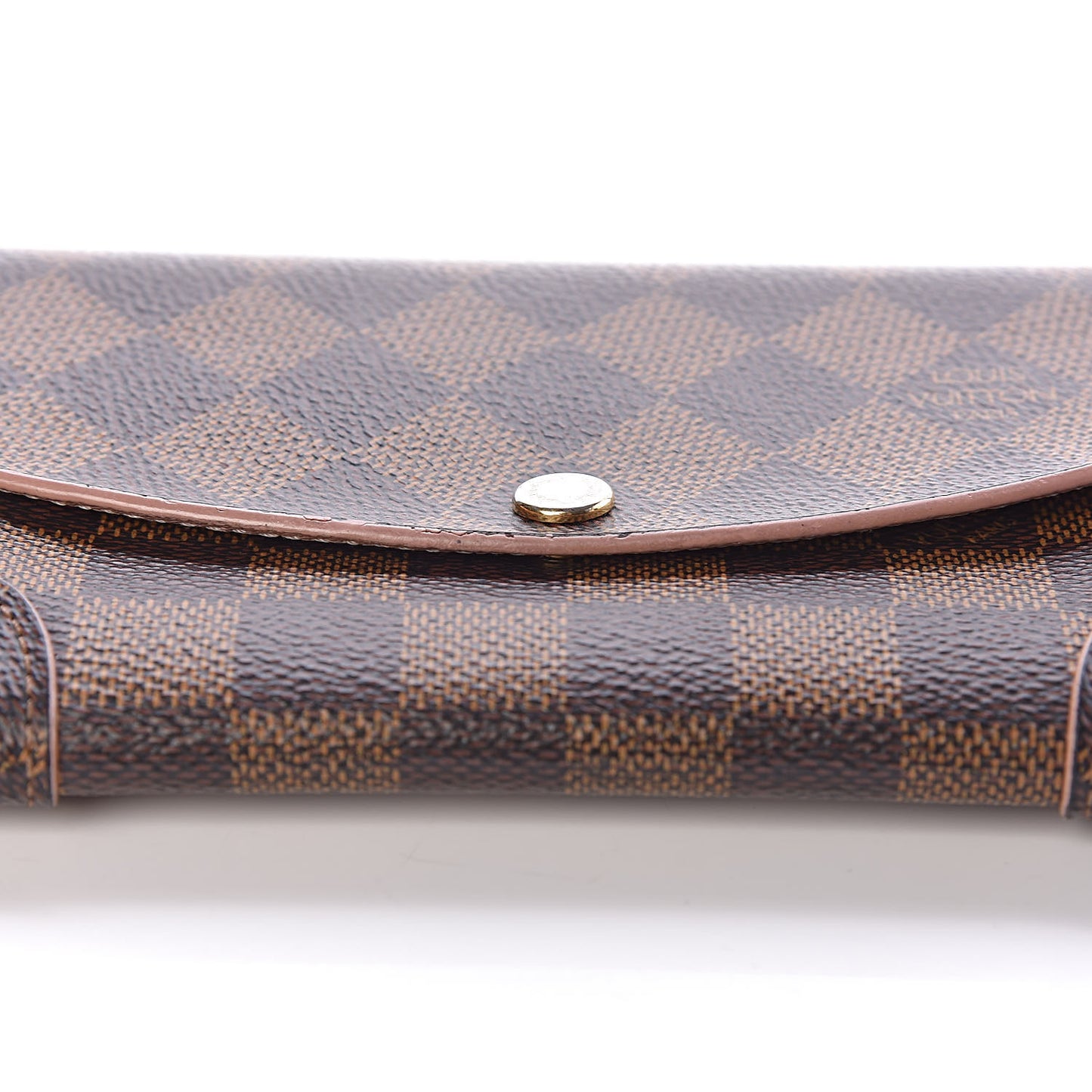 Damier Ebene Caissa Wallet Rose Ballerine