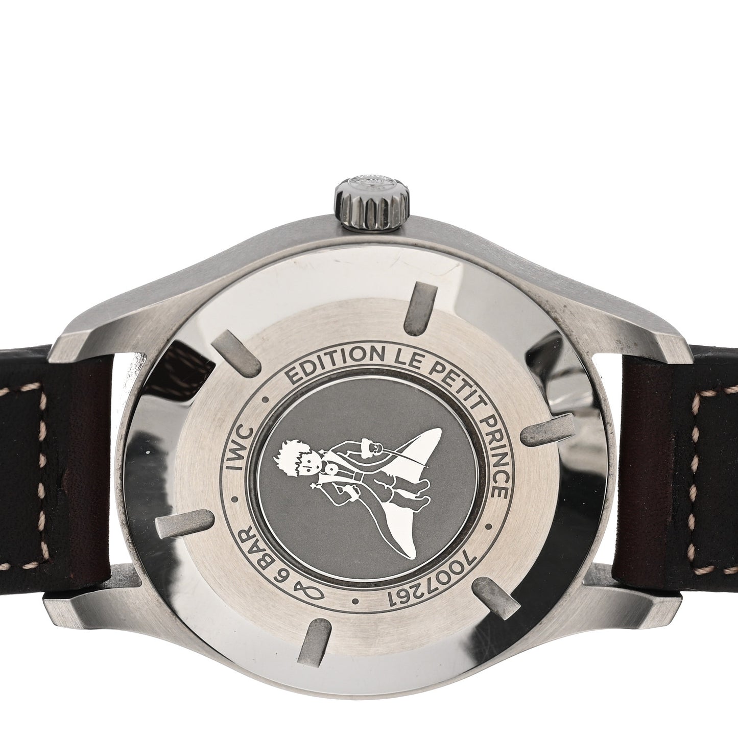 Stainless Steel Calfskin 40mm Pilot Mark XVIII Edition Le Petit Prince Automatic Watch Blue IW327010