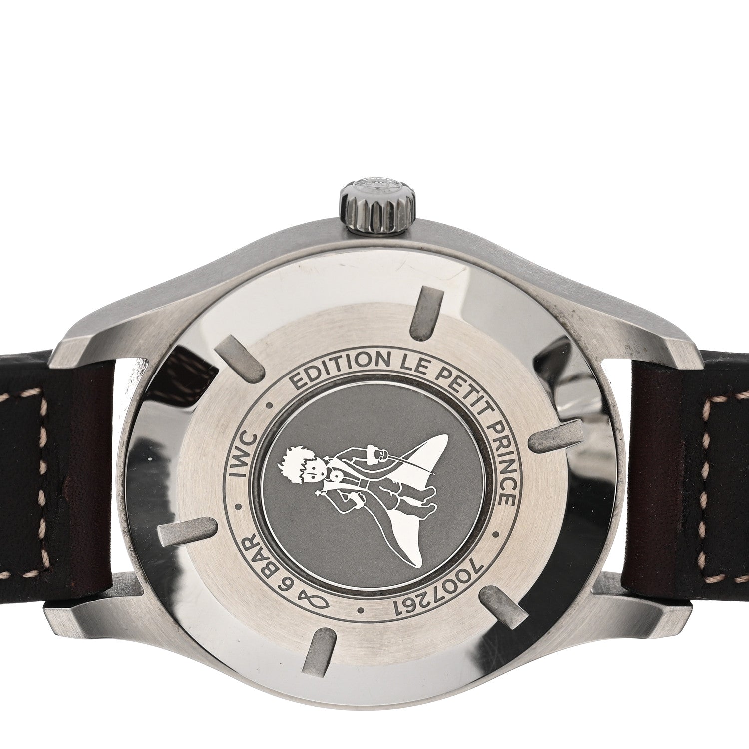 IWC Stainless Steel Calfskin 40mm Pilot Mark XVIII Edition Le Petit Prince Automatic Watch Blue IW327010 4 of 4