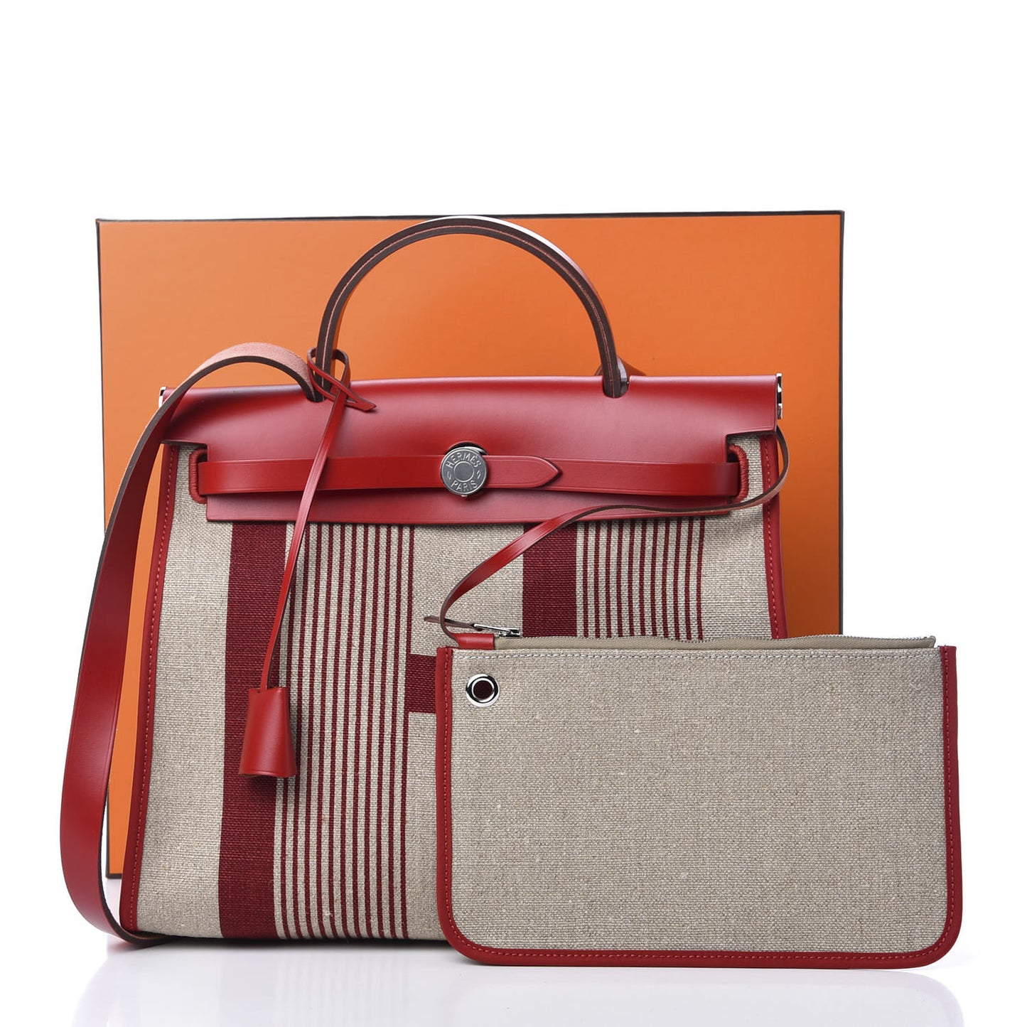 Vache Hunter Toile H Vibration Herbag Zip 31 PM Bordeaux Ficelle Rouge Piment