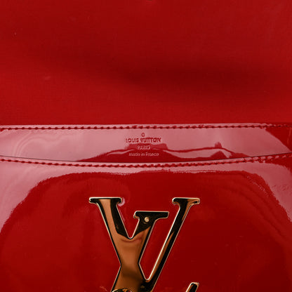 Louis Vuitton Patent Louise Clutch Cherry 6 of 10