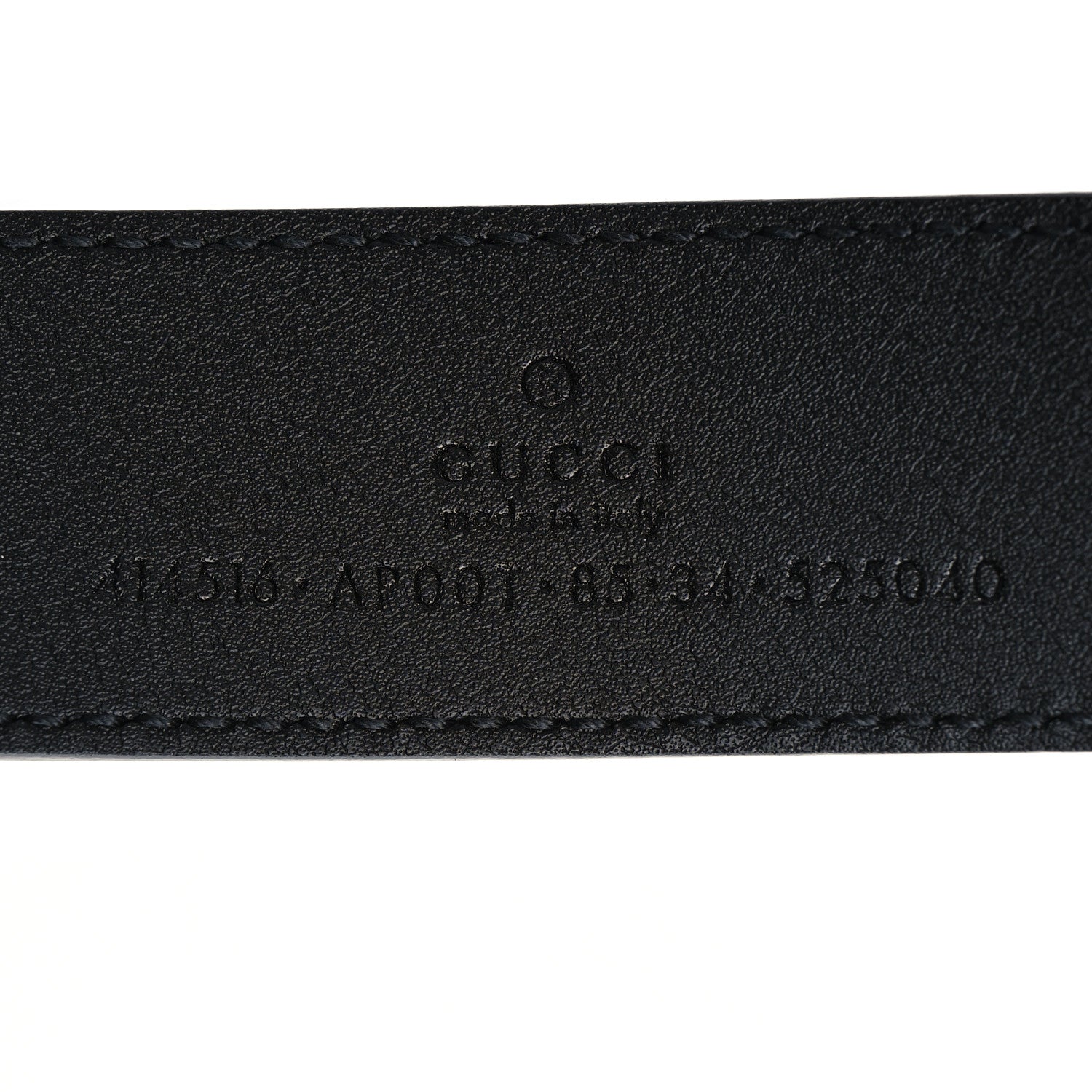 Gucci Calfskin Double G 30mm Belt 85 34 Black 3 of 6