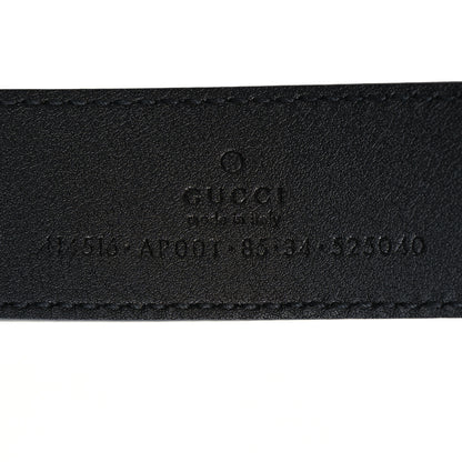 Gucci Calfskin Double G 30mm Belt 85 34 Black 3 of 6