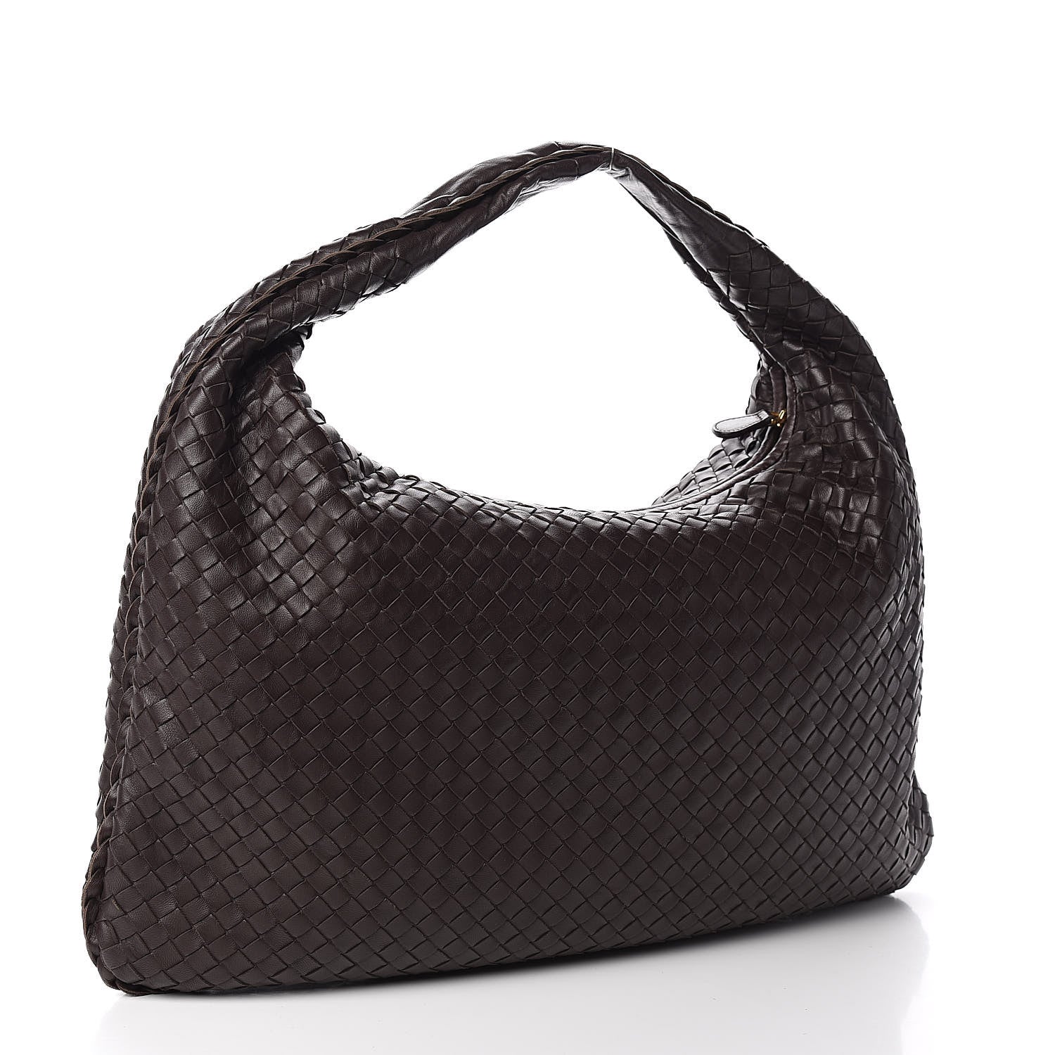 Bottega Veneta Nappa Intrecciato Large Veneta Hobo Ebano 3 of 11