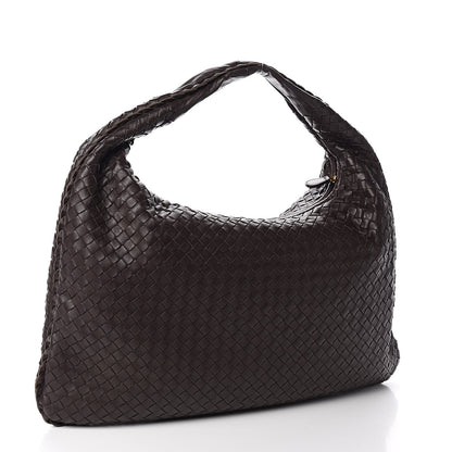 Bottega Veneta Nappa Intrecciato Large Veneta Hobo Ebano 3 of 11