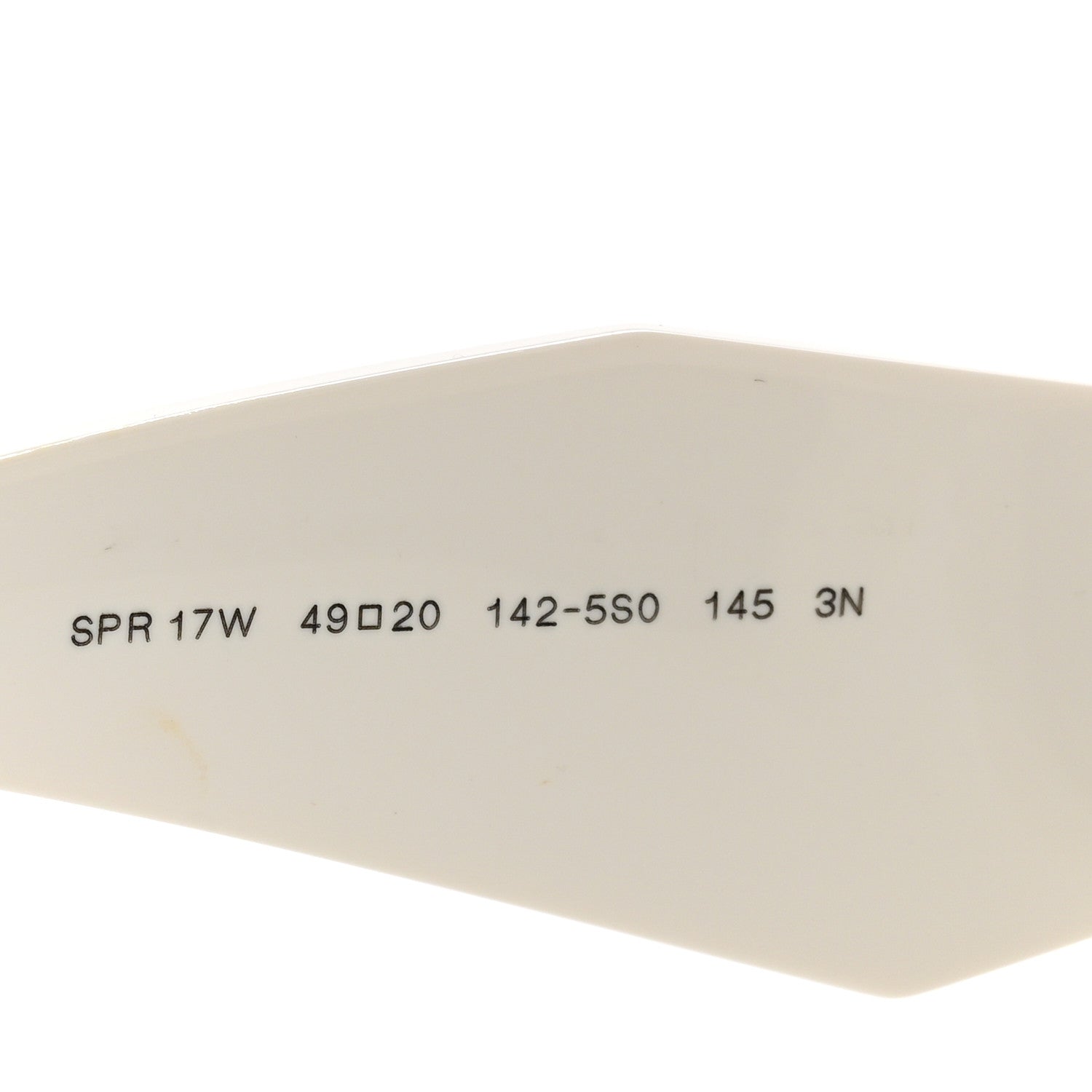 Prada Acetate Symbole Sunglasses SPR 17W White 6 of 8