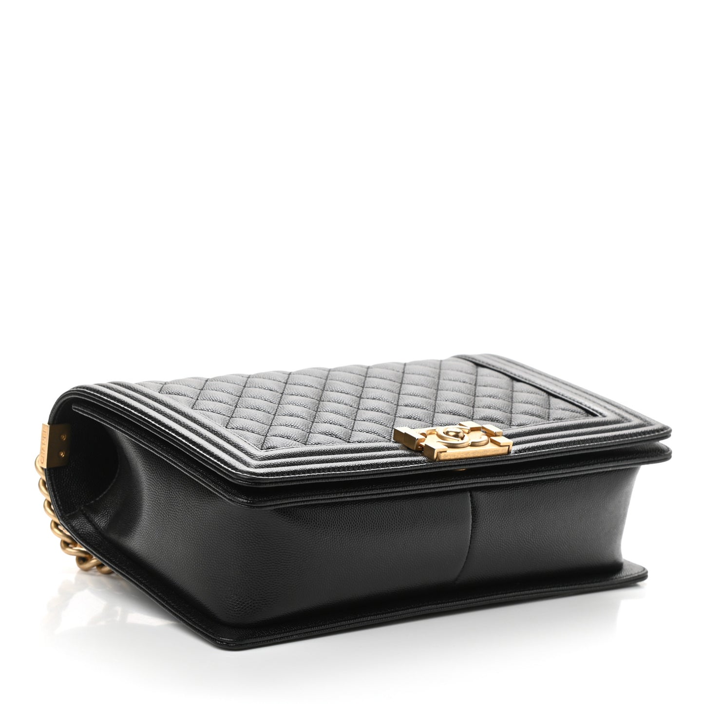 Caviar Quilted New Medium Boy Flap Black