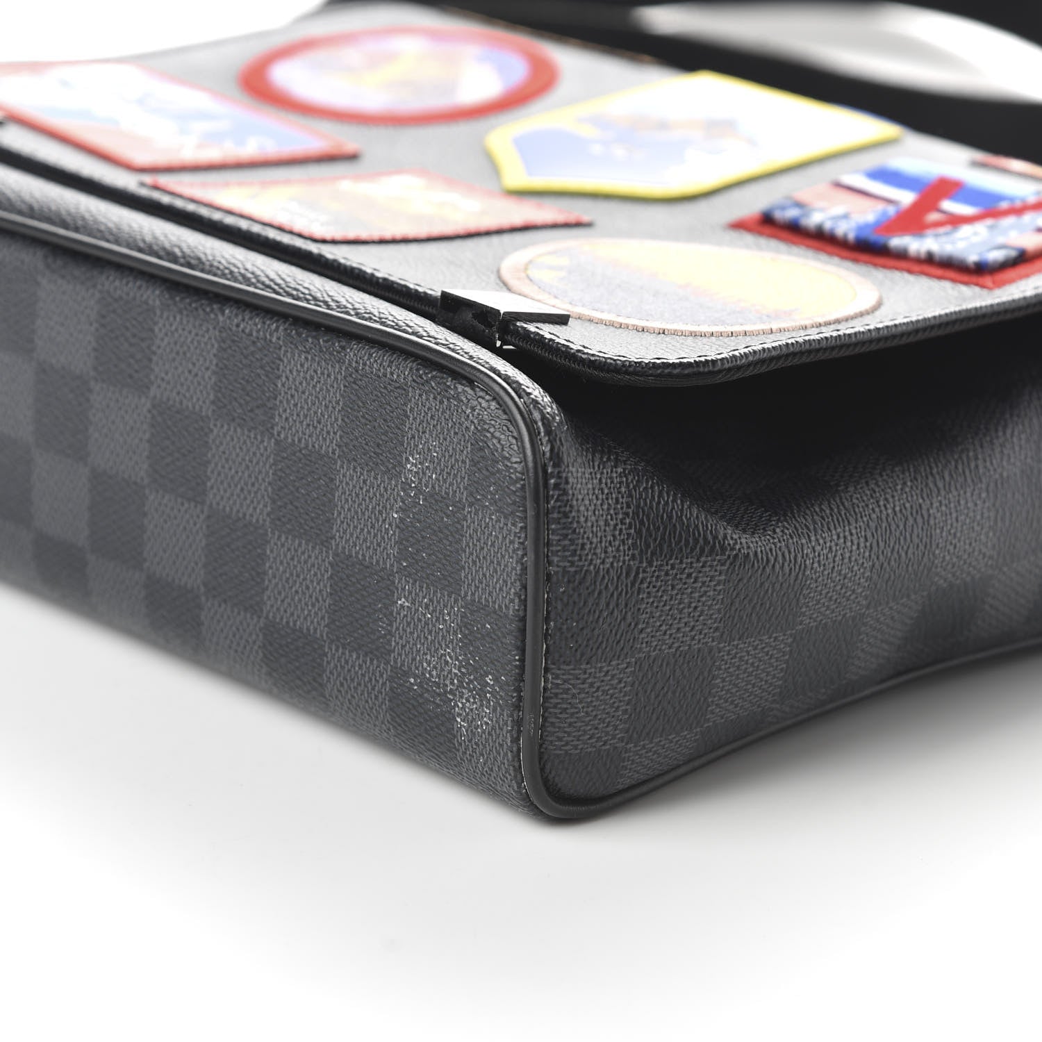 Louis Vuitton Damier Graphite Alps District PM 7 of 9