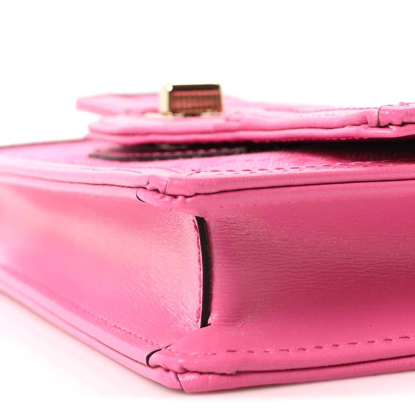 GG Monogram Scratch Lux Calfskin Mini Luce Shoulder Bag Blossom Rose Dark Blossom