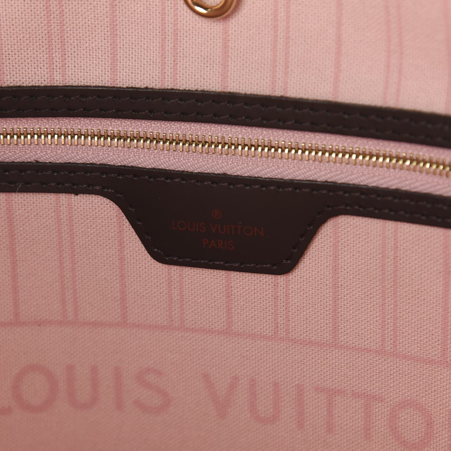 Damier Ebene Neo Neverfull MM Rose Ballerine