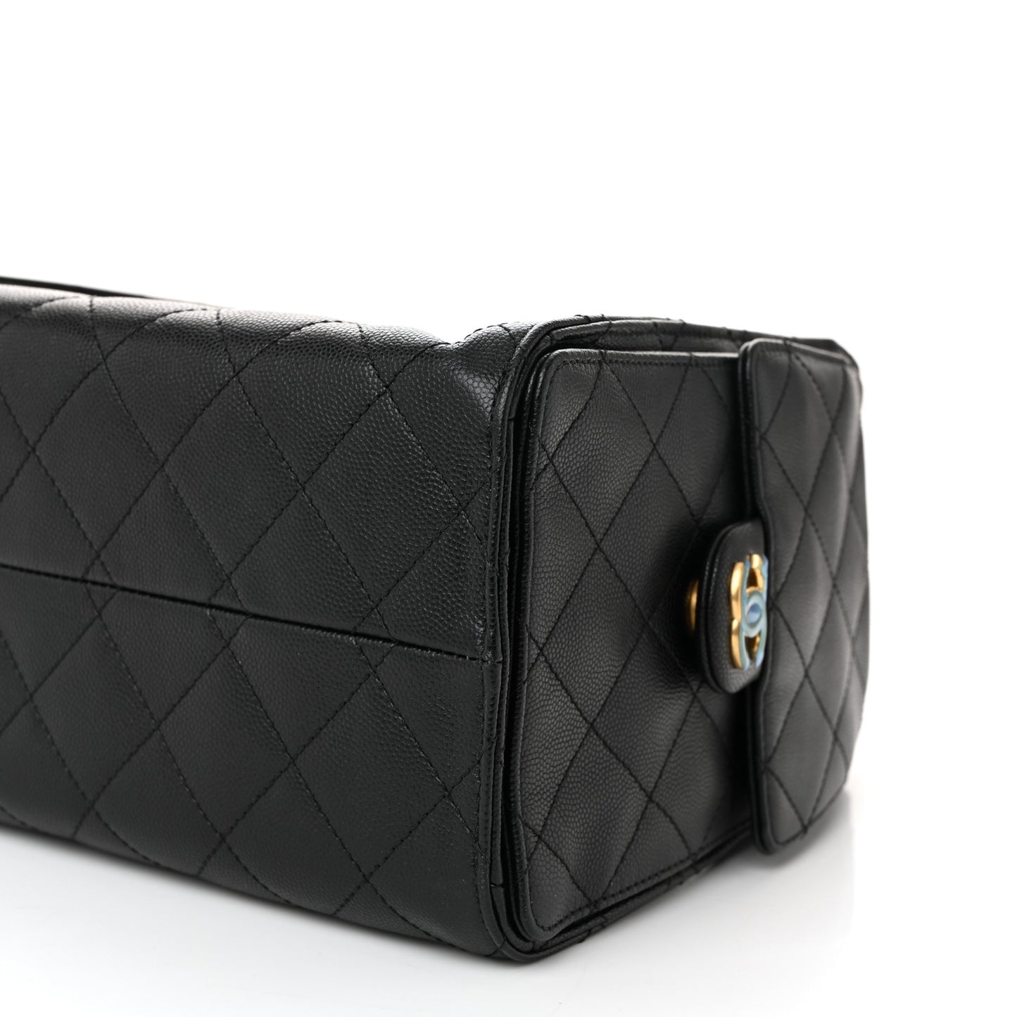 Caviar Quilted Small Chanel 25 Handbag Black