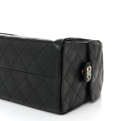 Chanel Caviar Quilted Small Chanel 25 Handbag Black 19 of 19