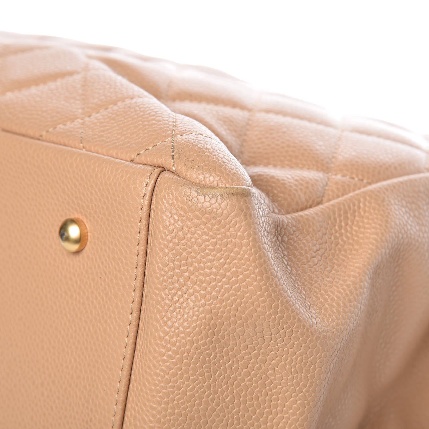 Chanel Caviar Quilted Grand Timeless Tote GTT Beige 12 of 21
