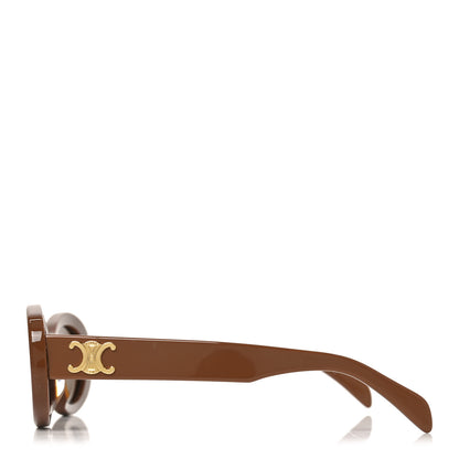 Celine Acetate Triomphe 01 Sunglasses CL40194U Brown 3 of 7