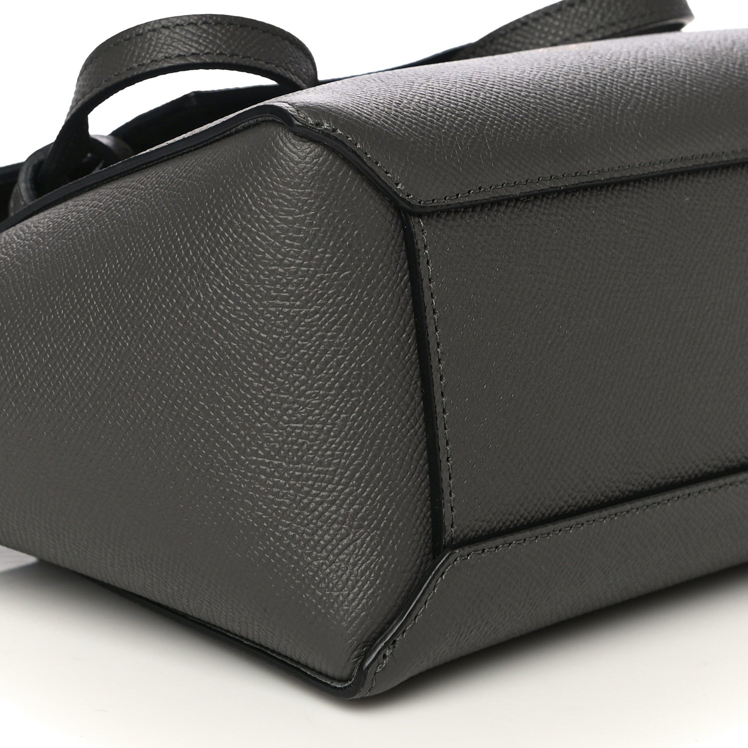 Celine Grained Calfskin Nano Belt Bag Grey 9 of 13