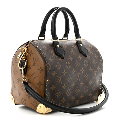 Louis Vuitton Reverse Monogram Speedy Trunk 25 3 of 9