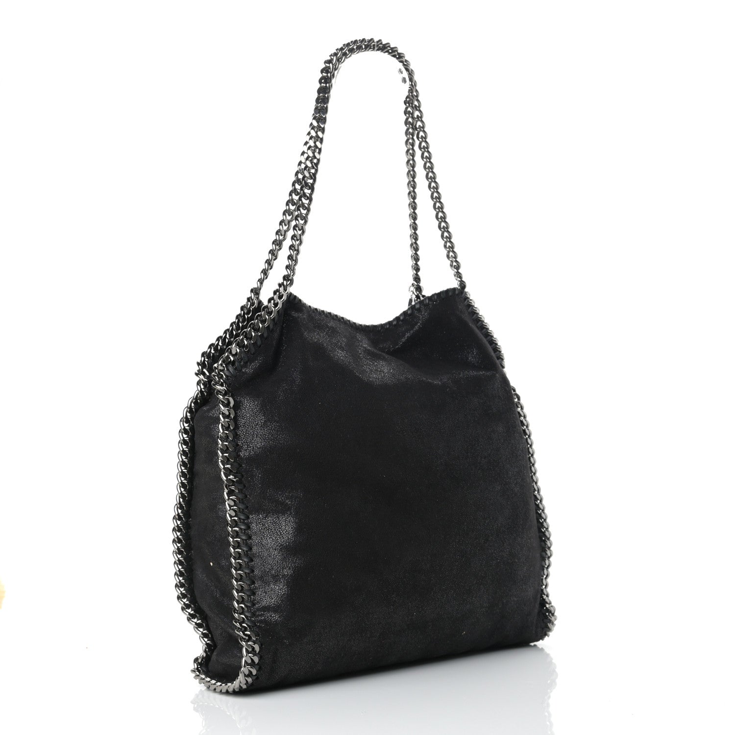 Stella McCartney Shaggy Deer Small Falabella Tote Black 3 of 9