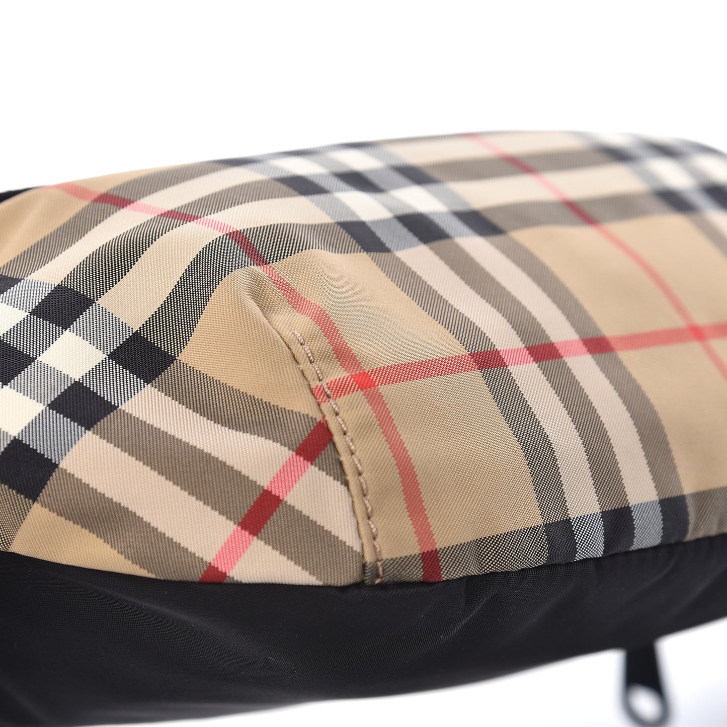 Nylon Vintage Check Sonny Bum Bag Archive Beige Black