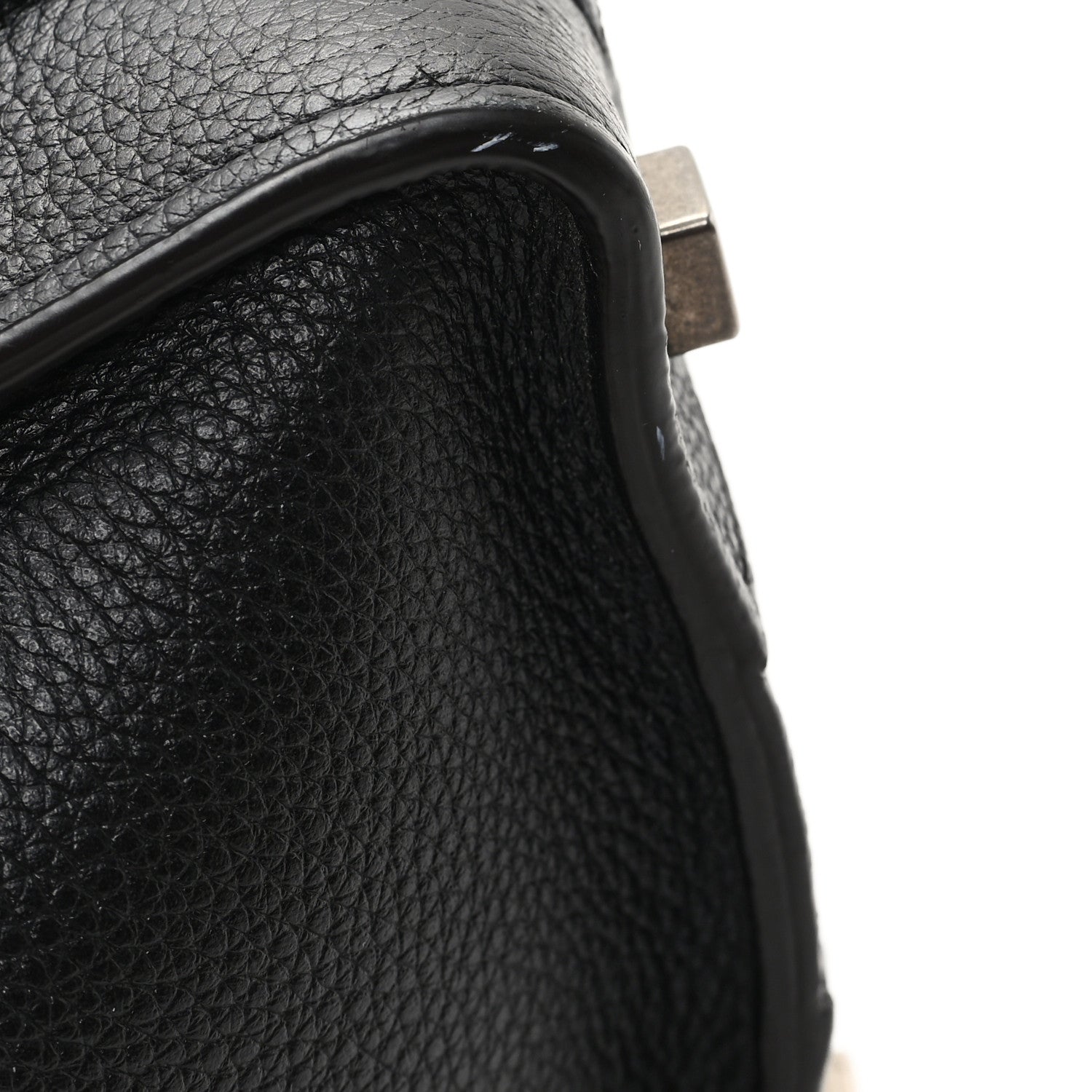 Celine Drummed Calfskin Micro Luggage Black 11 of 11