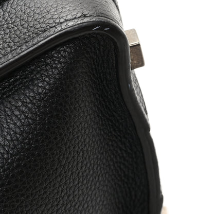 Celine Drummed Calfskin Micro Luggage Black 11 of 11