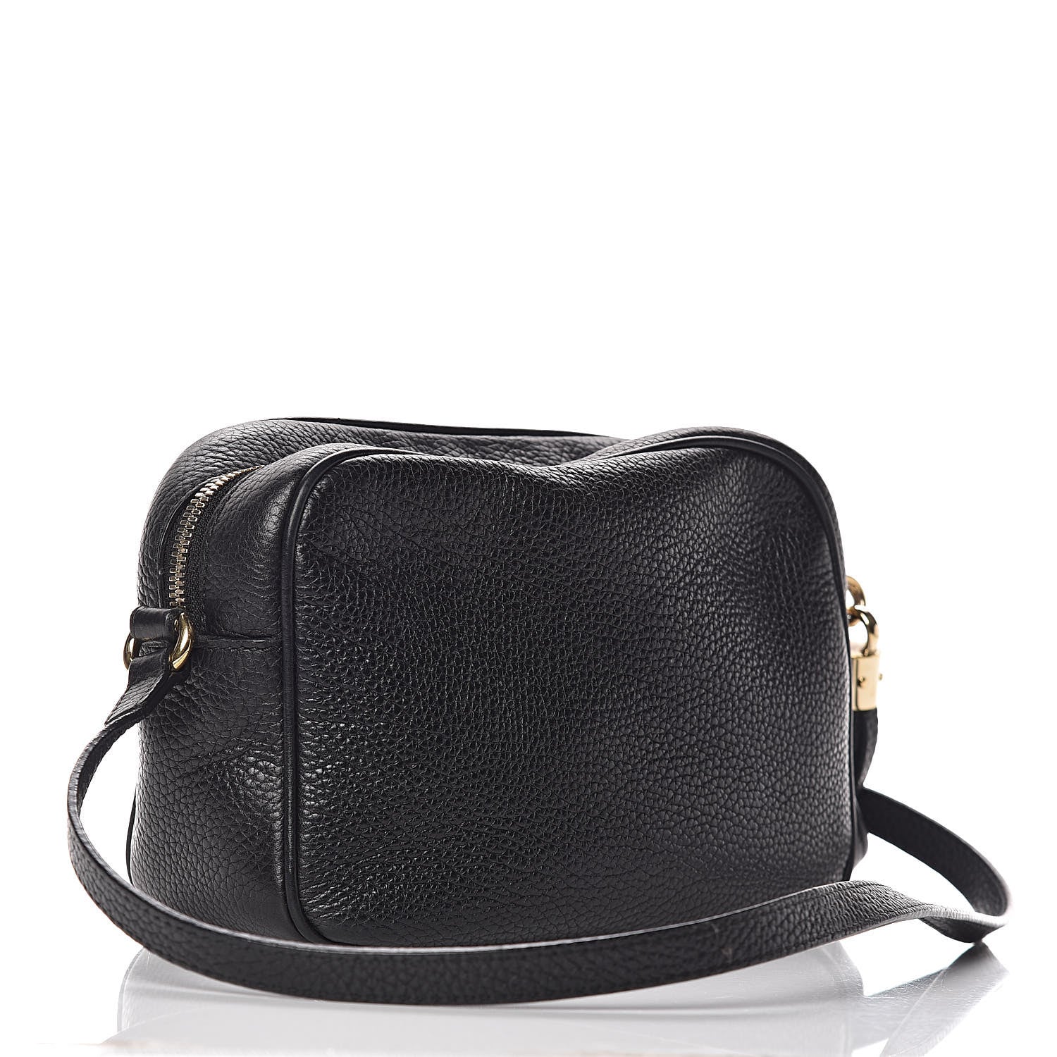 Gucci Pebbled Calfskin Small Soho Disco Bag Black 3 of 16