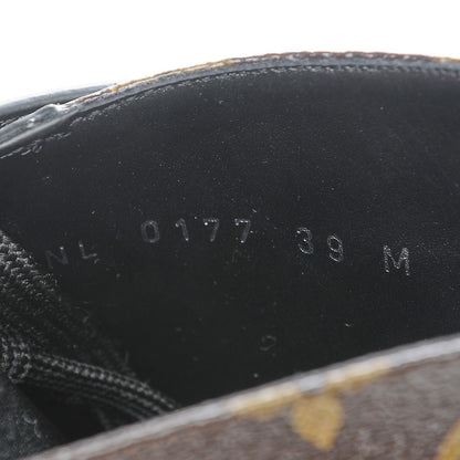 Louis Vuitton Calfskin Monogram Boyish Ranger Boots 39 Black 8 of 8