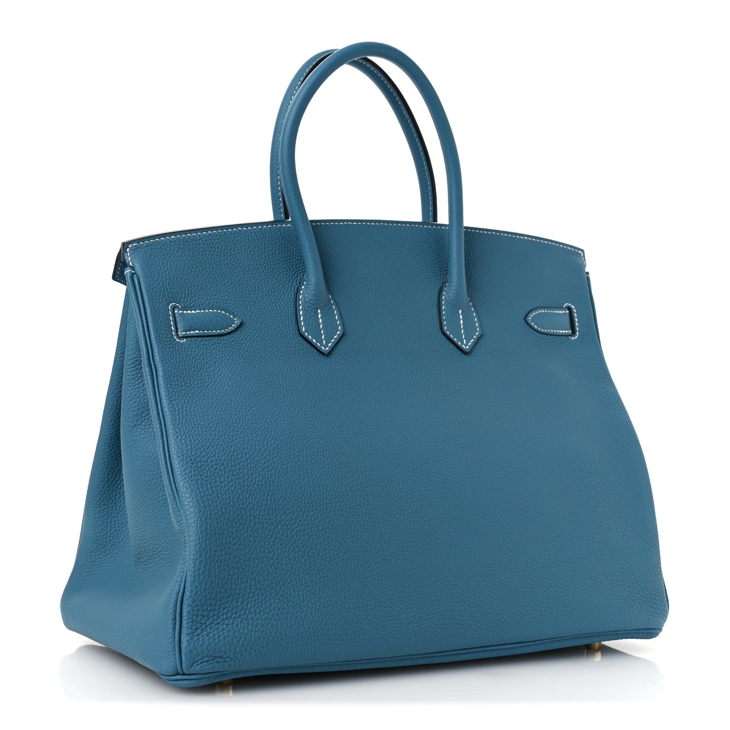 Hermes Togo BIRKIN 35 Blue Jean 3 of 13