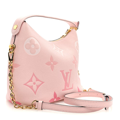 Louis Vuitton Empreinte Monogram Giant By The Pool Marshmallow Hobo PM Bouton De Rose 3 of 8