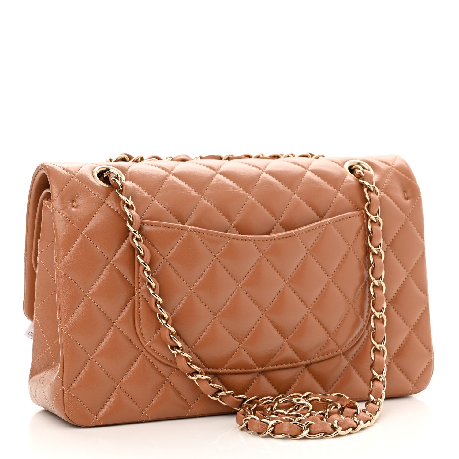 Chanel Lambskin Quilted Medium Double Flap Brown 3 of 11