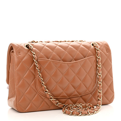 Chanel Lambskin Quilted Medium Double Flap Brown 3 of 11