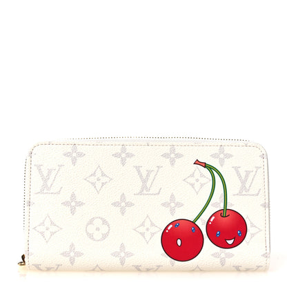 Louis Vuitton LV X TM Monogram Cerises Zippy Wallet White 1 of 14