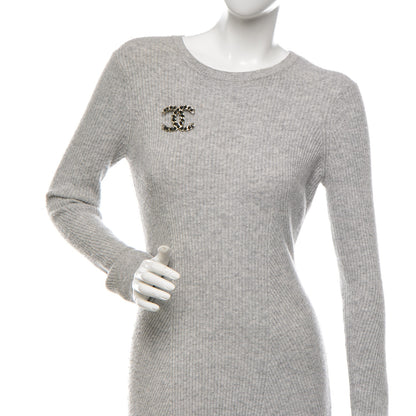 Chanel Lambskin Chain CC Brooch Black Gold 2 of 4