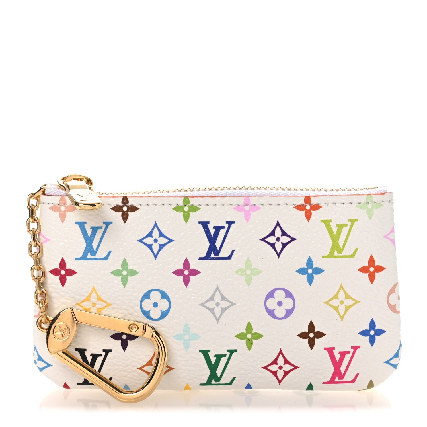 Louis Vuitton LV X TM Monogram Multicolor Key Pouch White 3 of 8