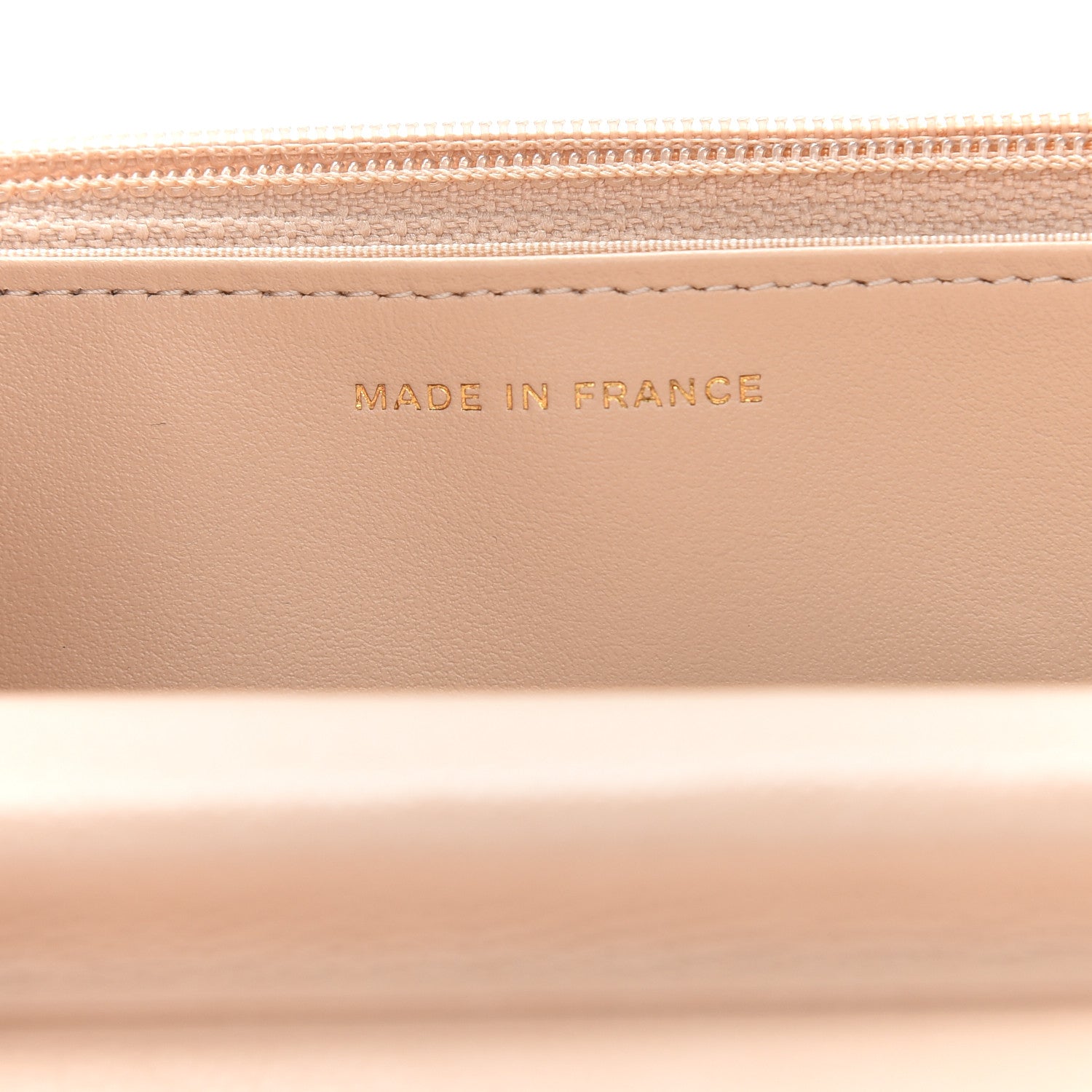 Chanel Caviar Quilted Coco Candy Wallet On Chain WOC Beige 7 of 10