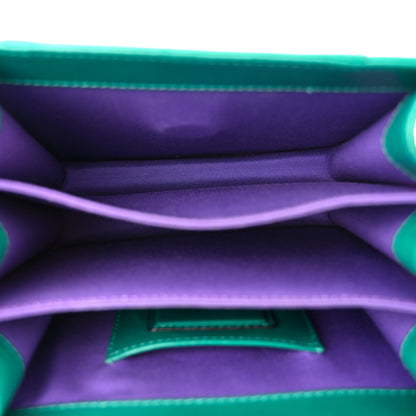 Bulgari Calfskin Serpenti Forever Top Handle Emerald Green 6 of 10