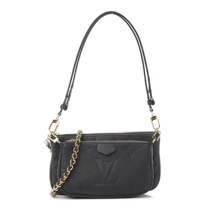 Louis Vuitton Empreinte Monogram Giant Multi Pochette Accessories Black 1 of 9