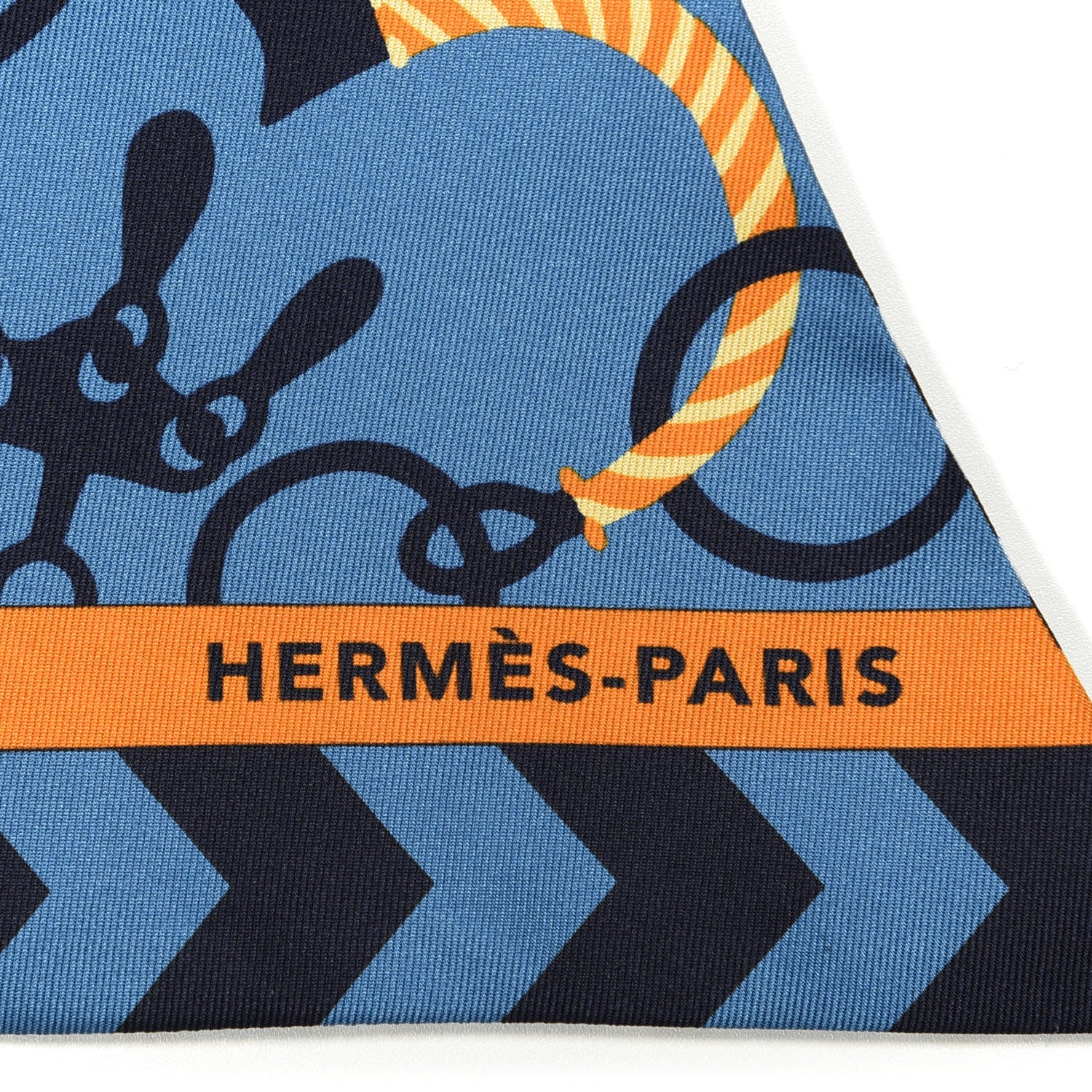 Hermes Silk Mors Et Tresses Maxi Twilly Cut 2 of 3