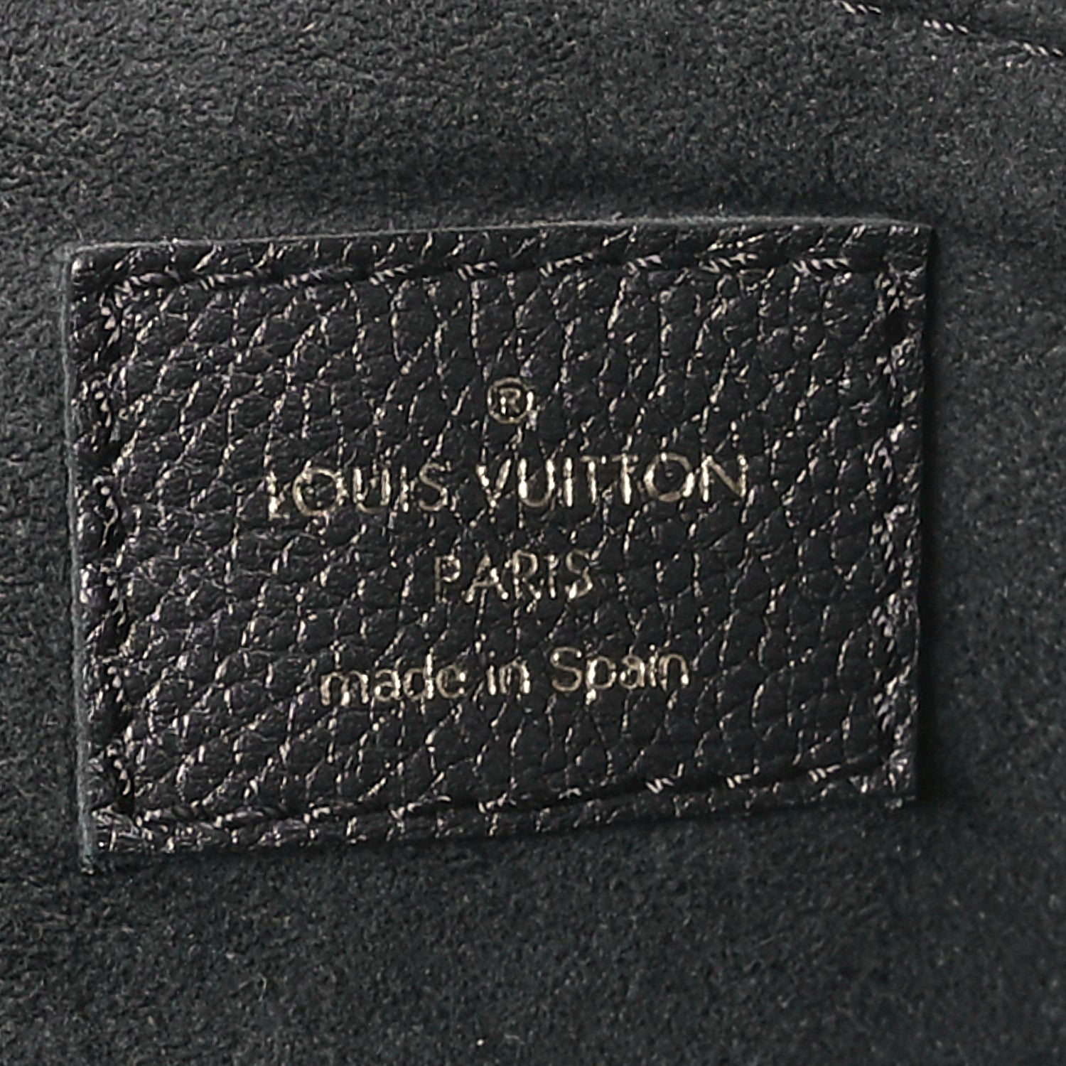 Louis Vuitton Empreinte Monogram Giant Petit Palais Black Beige 6 of 9